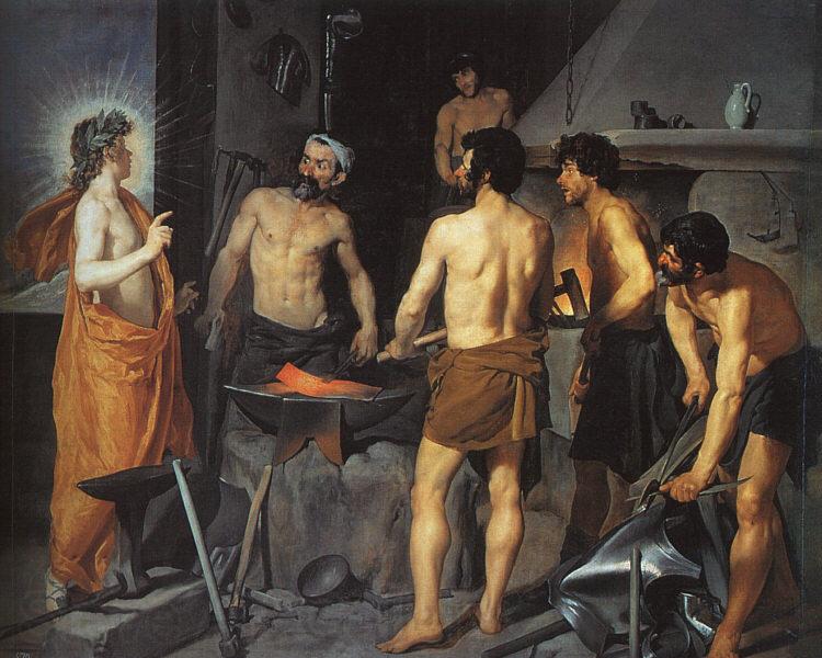 Diego Velazquez The Forge of Vulcan Germany oil painting art